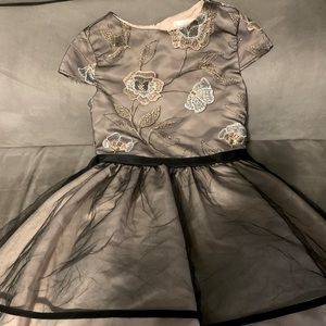 Pink, black, and sliver  Stem rose dress 👗